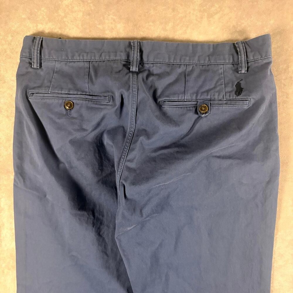 polo ralph lauren stretch straight fit blue chino pants